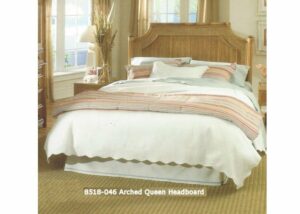 Arched Rattan Queen Headboard