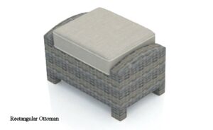 Bridgehampton Outdoor Wicker Rectangular Ottoman