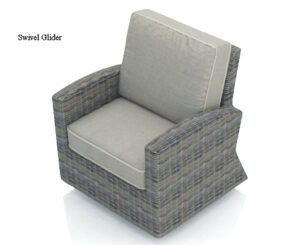 Bridgehampton Outdoor Wicker Swivel Glider