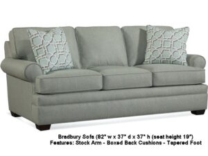 Bradbury Sofa Tapered Leg