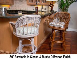 Bridgeport Rattan Barstools