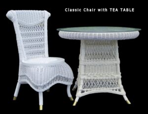 Classic Wicker Tea Table