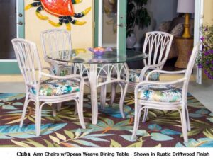 Cuba Rattan Dining Table