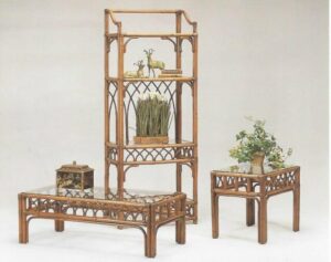 Edgewater rattan wall unit