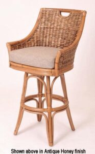 Havana Barstool Antique Honey Finish