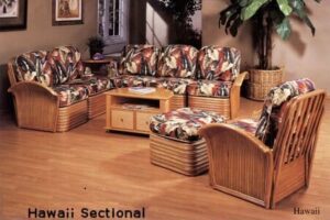Hawaii Rattan Sectional