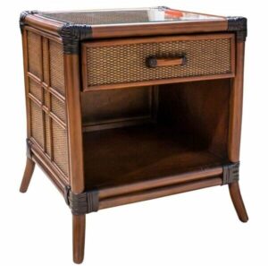 Palm Cove Rattan Wicker Nightstand