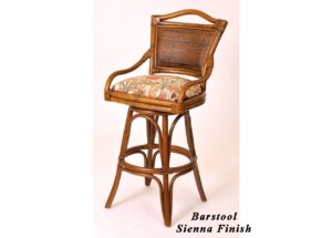 Serengeti Rattan barstool Sienna Finish