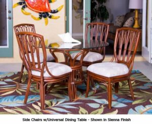 Cuba Rattan Side Chairs