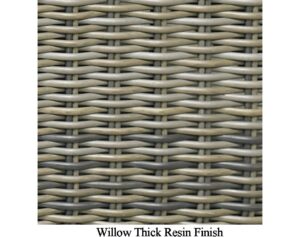 Willow Thick Resin Finish