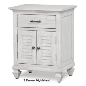 Surfside 1 drawer / 2 door nightstand