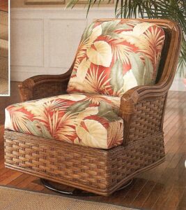 Rattan Swivel Glider